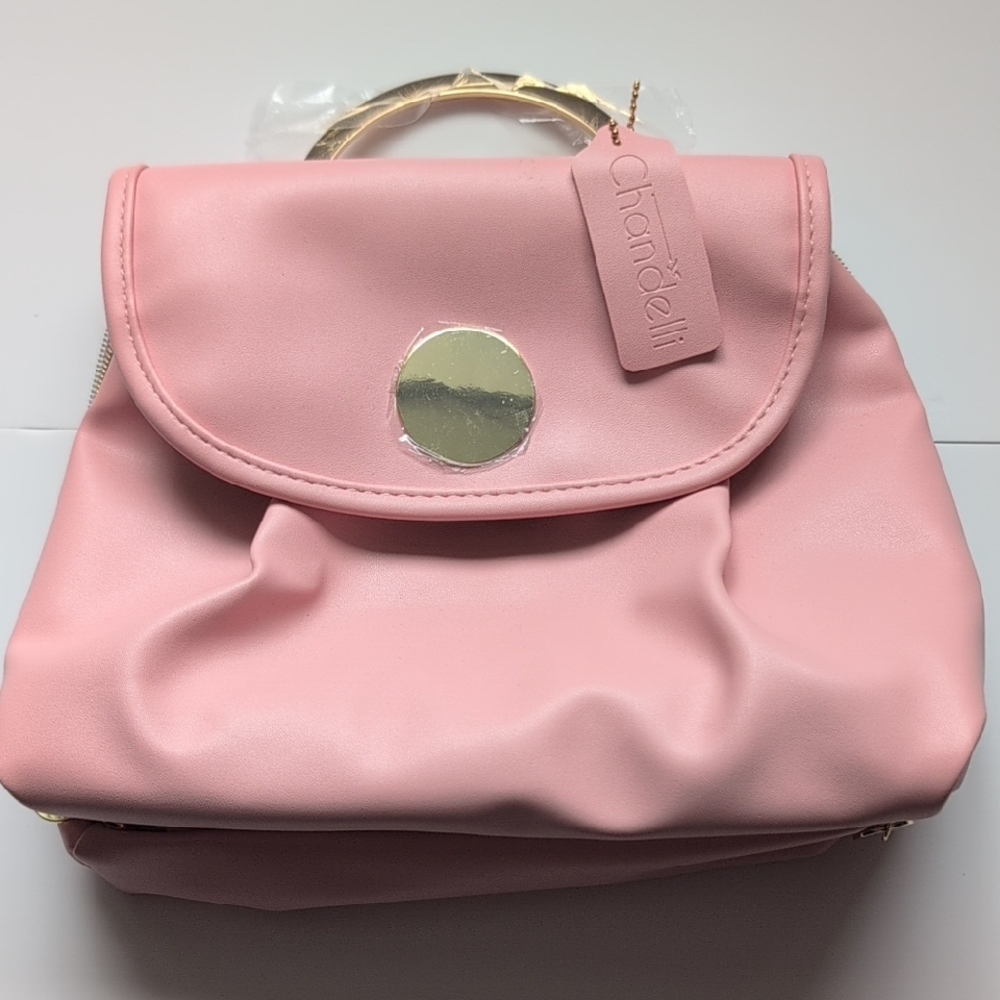 Chandelli Women's Pink Tri Fold Make Up & Accessories Bag
